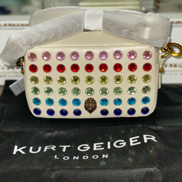 Kurt Geiger Handbags - NWT KURT GEIGER LONDON Small Shoreditch Crystal Crossbody Bag